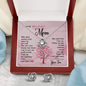 Gift For Mom From Son - The Love Knot Necklace & Earring Set: Who Needs Wishing Stars When I've Got You?...