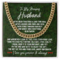 Birthday Gift For Husband, Link Chain Necklace: The Gift Of You