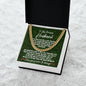 Birthday Gift For Husband, Link Chain Necklace: The Gift Of You