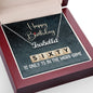 60th Birthday Gift, Custom Name Necklace: 60 Is Only 15 In The Word Game