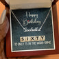 60th Birthday Gift, Custom Name Necklace: 60 Is Only 15 In The Word Game