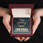 90th Birthday Gift, Custom Name Necklace: 90 Is Only 9 In The Word Game