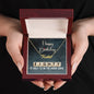 80th Birthday Gift, Custom Name Necklace: 80 Is Only 13 In The Word Game