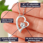 Gift For Mom From Daughter, Forever Love Heart Necklace: A Mom Like You...
