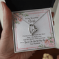 Wife Gift From Husband - Forever Love Heart Necklace: You're The Love Of My Life...
