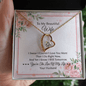 Wife Gift From Husband - Forever Love Heart Necklace: You're The Love Of My Life...