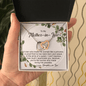 Gift For Mother-in-Law, Interlocking Hearts Necklace: A Man Who Treats His Woman Like A Princess...