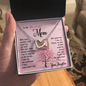 Gift For Mom From Daughter, Interlocking Hearts Necklace: Who Needs Wishing Stars When I've Got You?...