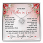 Gift For Mother-in-Law, The Love Knot Necklace: When I Fell In Love With Your Son...