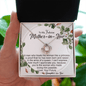 Gift For Future Mother-in-Law, The Love Knot Necklace: A Man Who Treats His Woman Like A Princess...
