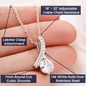 Gift For Mom From Son - Alluring Beauty Necklace: I Love You, Mom...I do
