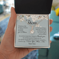 Gift For Mom From Son - Alluring Beauty Necklace: I Love You, Mom...I do