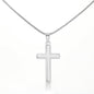 Gift For Husband, Artisan Crafted Cross Necklace: Wherever The Journey Takes Us...