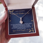 Gift For Mother-in-Law, Alluring Beauty Necklace: We're So Lucky To Have You...