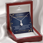 Gift For Mother-in-Law, Alluring Beauty Necklace: We're So Lucky To Have You...
