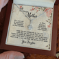 Gift For Mom From Daughter, Alluring Beauty Necklace: I love you from the bottom of my heart...