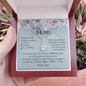 Gift For Mom From Son - Alluring Beauty Necklace: I Love You, Mom...I do