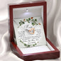 Gift For Mom, Personalized, Interlocking Hearts Necklace: For All The Times...
