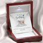 birthday gift for her, interlocking hearts necklace: it's your birthday. let's get up to some mischief!