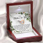 Gift For Mother-in-Law, Interlocking Hearts Necklace: A Man Who Treats His Woman Like A Princess...