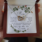 Gift For Mom, Personalized, Interlocking Hearts Necklace: For All The Times...