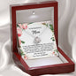 Gift For Boyfriend's Mom, The Love Knot Necklace: A Man Who Treats His Woman Like A Princess...