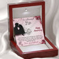 Wife Anniversary Gift From Husband - The Love Knot Necklace: Happy Anniversary
