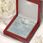 Gift For Mom From Daughter, The Love Knot Necklace: I Love You, Mom...I do
