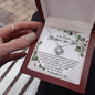 Gift For Future Mother-in-Law, The Love Knot Necklace: A Man Who Treats His Woman Like A Princess...