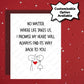 Couple Romantic Greeting Card: No Matter Where Life Takes Us...