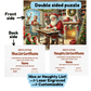 Christmas Gift, Double-sided Puzzle with Laser Engraved NICE or NAUGHTY List