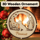 3D Wooden Dog Ornament: Beagle
