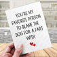 Couple Digital Greeting Card: Blame the Dog