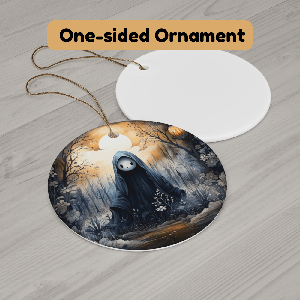 Halloween Ceramic Ornament: Ghost