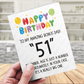 Bonus Dad Funny Birthday Card: Age Is Just A Number