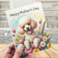 Mother's Day Digital Greeting Card, Poodle Dog: Happy Mother's Day