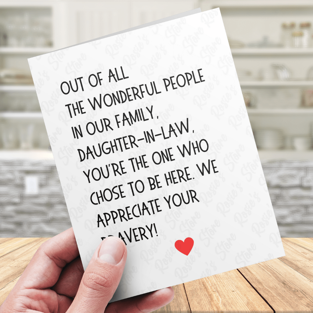 Daughter-in-Law Gift, Digital Greeting Card: Brave Daughter-in-Law