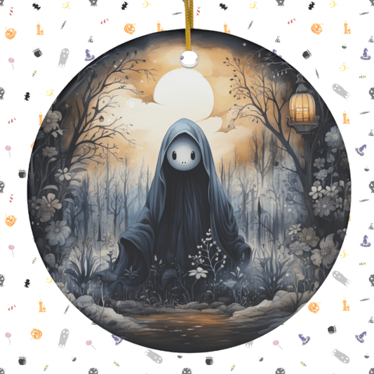Halloween Ceramic Ornament: Ghost