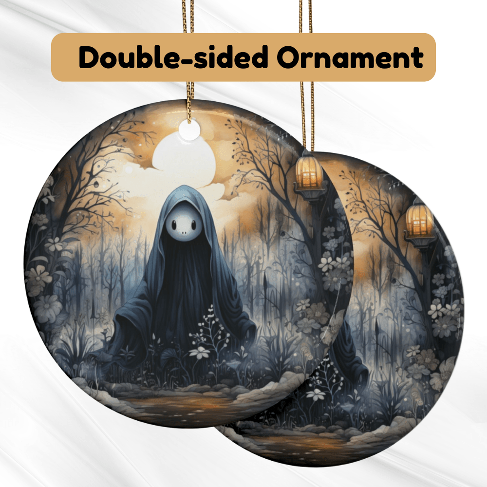 Halloween Ceramic Ornament: Ghost