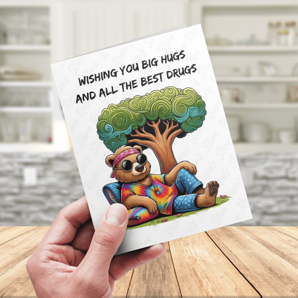 Get Well, Greeting Card: Wishing You Big Hugs