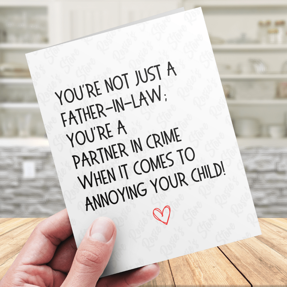 Father-in-Law, Greeting Card: You're Not Just A Father-in-Law