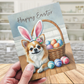 Easter Digital Greeting Card, Chihuahua Dog: Happy Easter