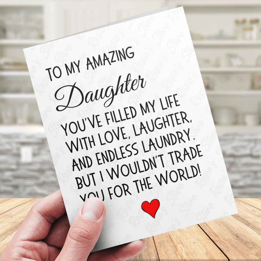 Daughter Digital Greeting Card: You've Filled My Life With Love