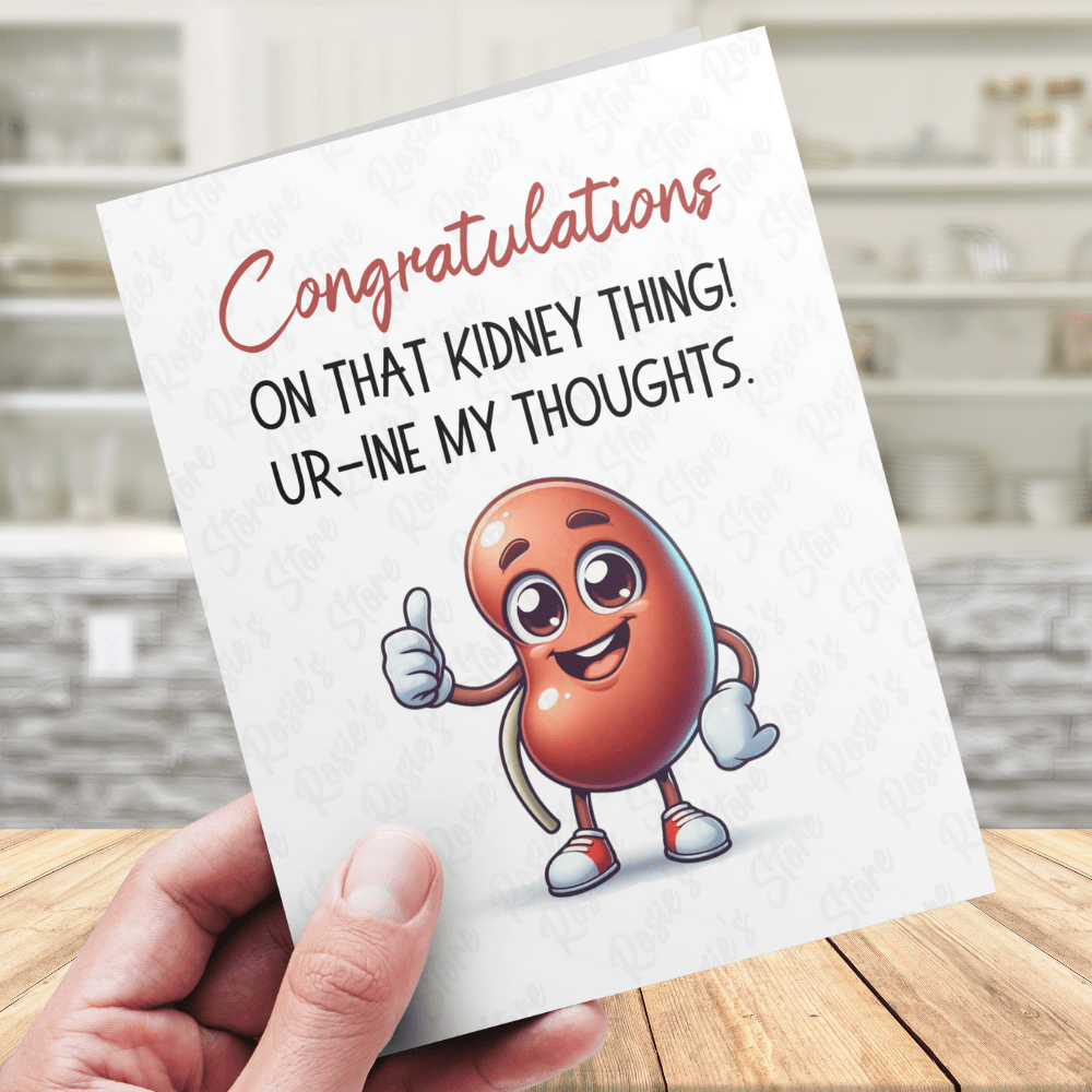 Kidney Greeting Card: Congratulations...