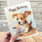 Birthday Greeting Card, Beagle Dog Pet Lover 01: Happy Birthday