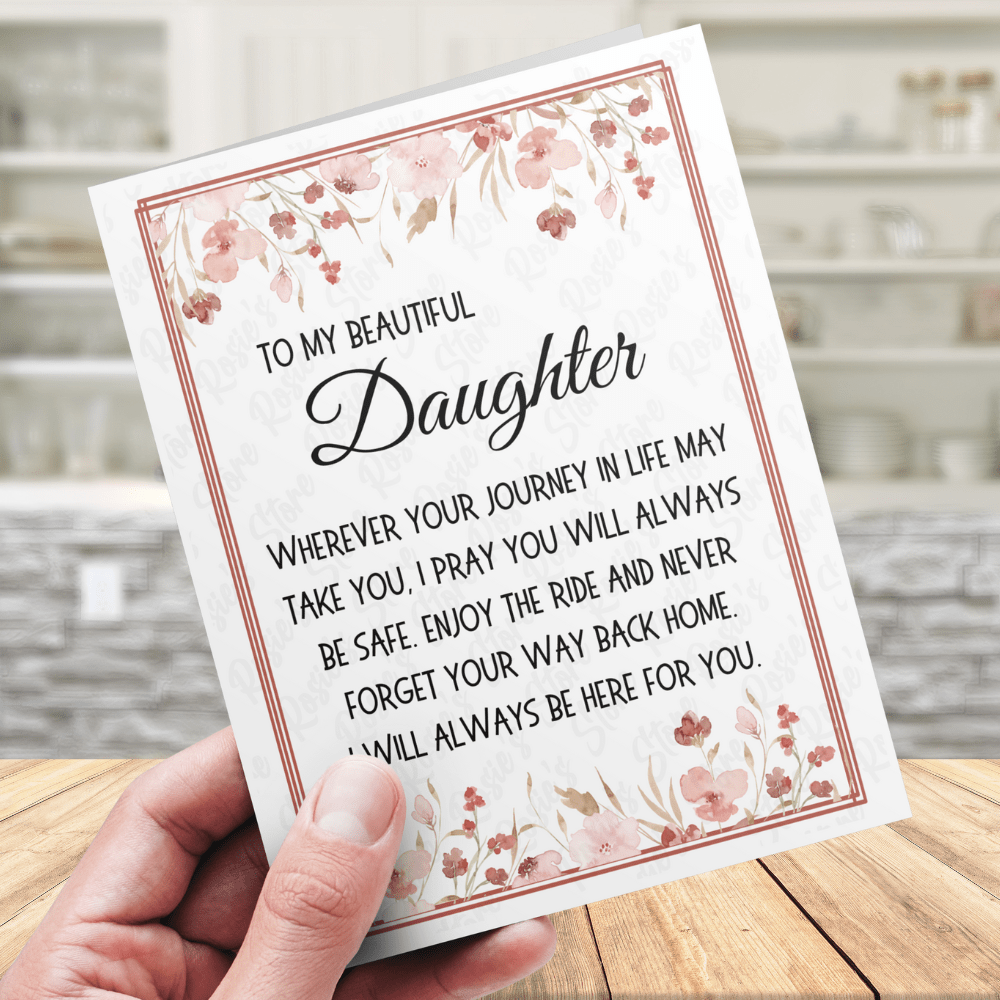 Daughter Digital Greeting Card: Wherever Your Journey In Life May Take You