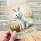 Easter Greeting Card, Bichon Frise: Happy Easter