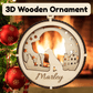 3D Wooden Dog Ornament: Labrador Retriever