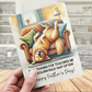 Father's Day Digital Greeting Card, Golden Retriever Dog: Happy Father's Day