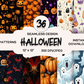 Halloween, 36 Pack of Halloween Digital Papers